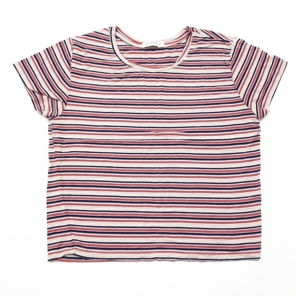 Cotton On striped crop top